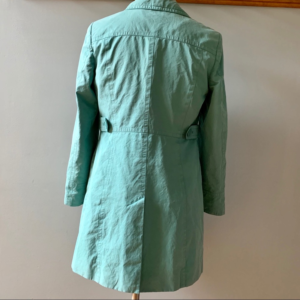 Ann Taylor Sea Foam Trench - Picture 3 of 7